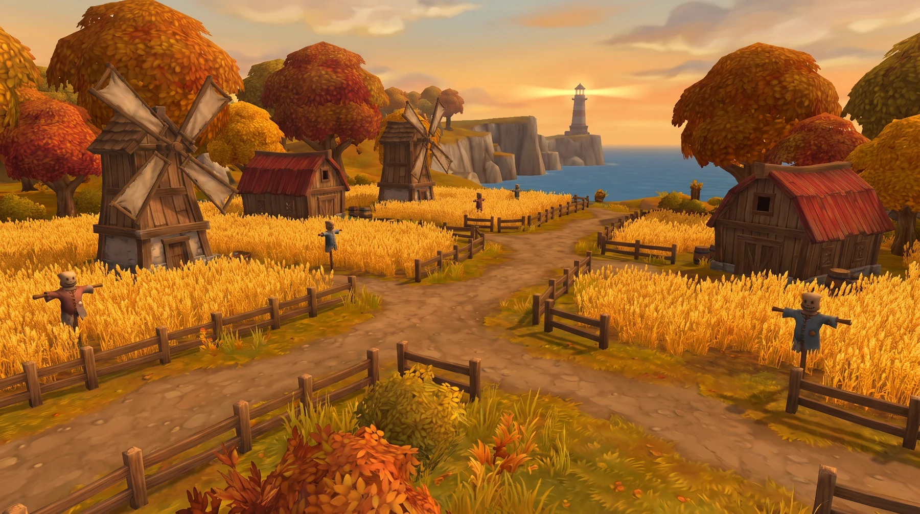 The golden fields concept art